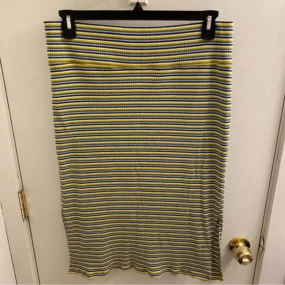Aerie Striped Midi Skirt Size XL - Picture 3 of 5